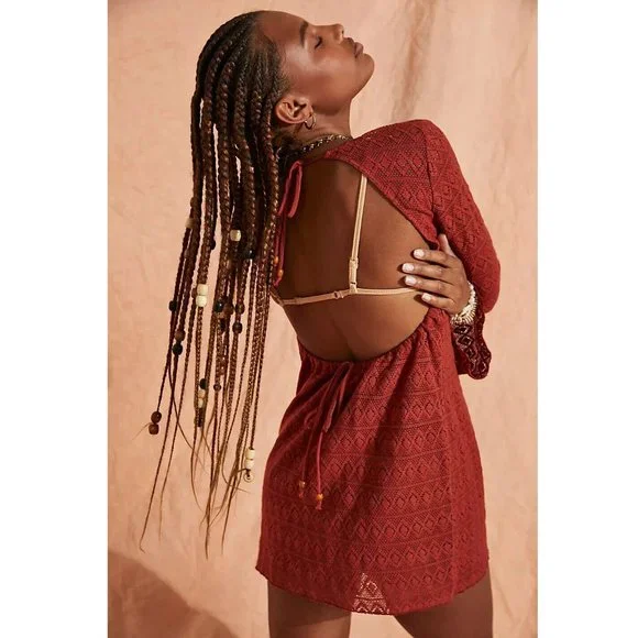 Sea Through Mini by Endless Summer at Free People in Rooibos Tea, Size: S Sea Through Mini by Endless Summer at Free People in Rooibos Tea, Size: S
